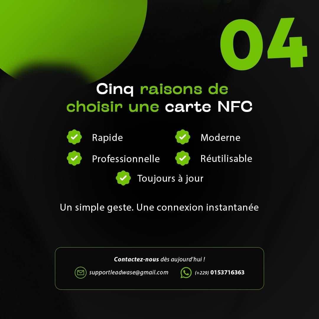 Cinq raisons de choisir une carte NFC